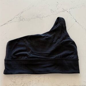 lululemon athletica Black One-Shoulder Sports Bra